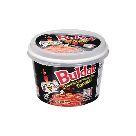 Samyang Buldak Hochi Bowl - Hot Chicken Flavor Topokki 16x185g - Candy ...