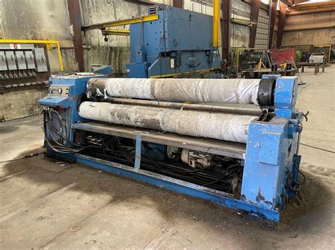 KUMLA PYRAMID PLATE ROLLS MODEL PV7H, 120 IN ROLLS X 12.58 IN DIA, 3000 ...