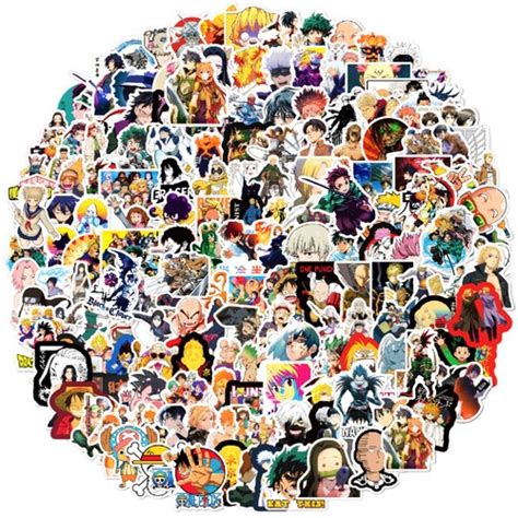 Car stickers Buy Assorted Anime Stickers Collection Online India | Ubuy