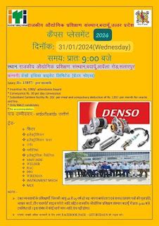 DENSO Indian private limited Open Campus Placement new latest Vacancy ...