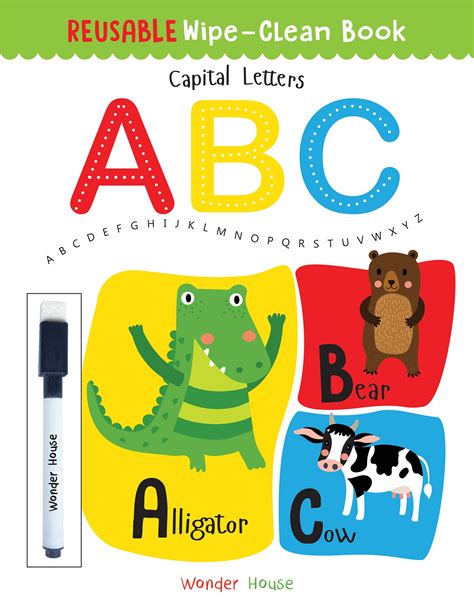 Reusable Wipe And Clean Book - Capital Letters : Write And Practice ...