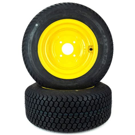 John Deere Super Turf Front Tire Assemblies 23x8.50-12 with Heavy Duty ...