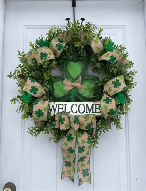 St Patricks Day Wreaths, St Patricks Day Wreaths For Front Door | St ...