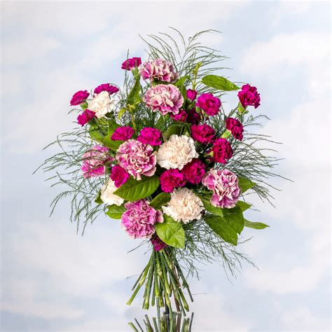 Ramo de flores | Ramo de claveles y clavelinas rosas * Mon Parnasse Flores