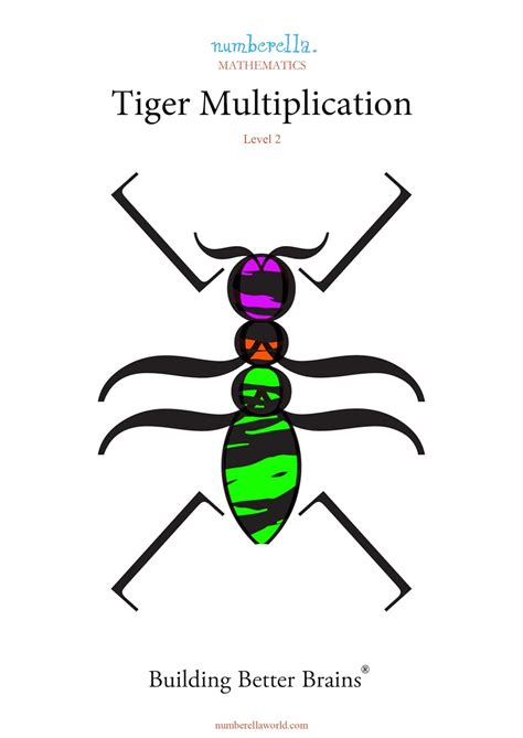 Buy Numberella Maths Books - Tiger Multiplication, Level 2. Children ...