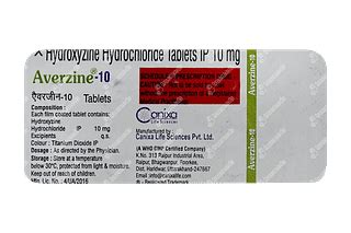 Averzine 10 Mg Tablet 10 - उपयोग, साइड इफेक्ट्स, खुराक, कीमत | Truemeds