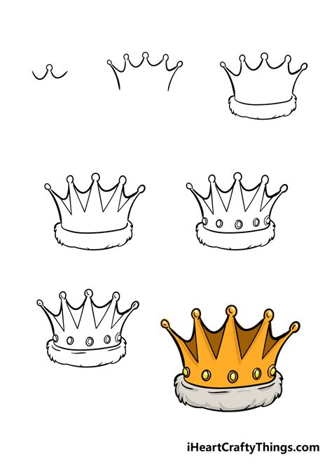 Image result for Crown Drawing Tutorial