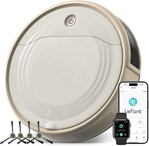 Lefant M310 Robot Vacuum Cleaner, 4500Pa Strong Suction, 180 Min, 7.9 ...