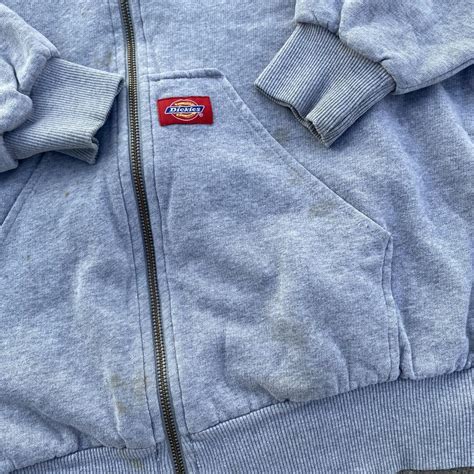 Dickies Men's Grey Hoodie | Depop