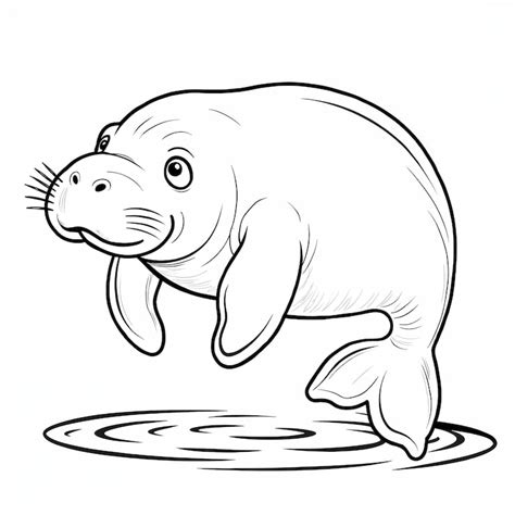Manatee drawing Photos - Download Free High-Quality Pictures | Freepik