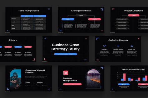 Case Study Presentation PowerPoint Template 的图像结果