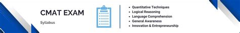 CMAT Exam Syllabus 2026: Section-wise Topics, PDF Download & Exam Pattern