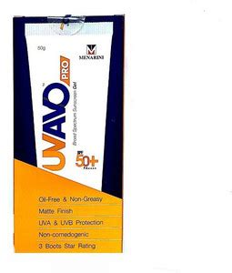 MENARINI Sunscreen - SPF 50 PA+++ UV Avo Pro Broad Spectrum (SPF 50 ...