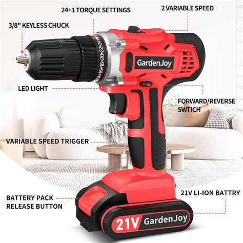 GardenJoy Cordless Power Drill Set Review - The Tool Cupboard