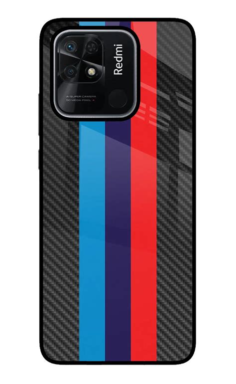 Save Big: Get the BMW Stripes Pattern Redmi 10/10 Power Glass Case ...