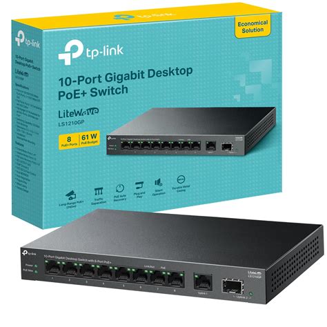Tp Link10 Port Gigabit Desktop Switch With 8 Port Poe | Desertcart INDIA