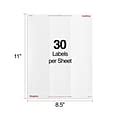 Staples Laser/Inkjet Shipping Labels, 2" x 4", White, 10 Labels/Sheet ...
