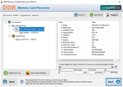 Memory card undelete software recover digital pictures photos images