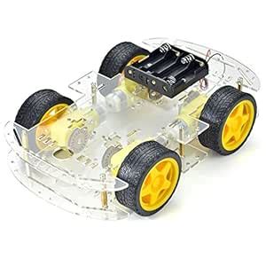Buy Dmyond 4 Wheels 4WD Robot Smart Car Chassis Kits car with Speed ...
