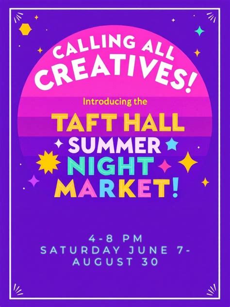 Taft Hall Night Market, Taft Hall, Lincoln City, 14 June 2025 | AllEvents