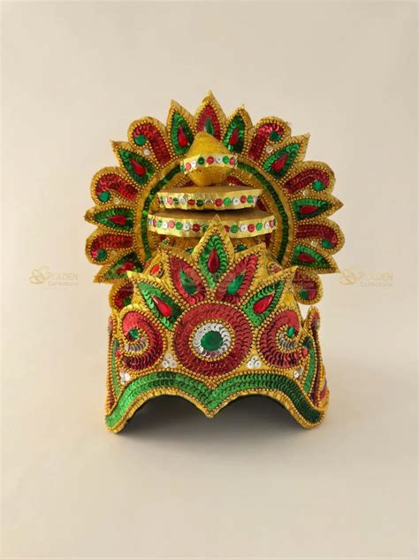 Lotus Bharatanatyam Drama Crown BDC9 – Golden Collections