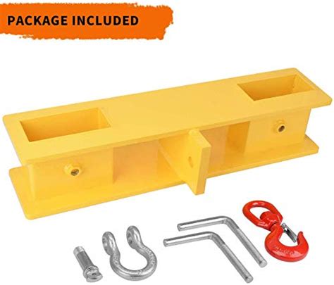 YINTATECH Forklift Lifting Hook 4000lbs Capacity Forklift Mobile Crane ...