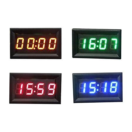 Generic 12V/24V Dashboard LED Display Digital Clock : Amazon.in: Car ...
