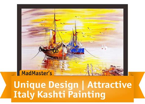 mad masters Italy Unique Design Attractive Wooden Framed Painting/Wall ...