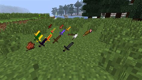 4 Elemental Swords Mod Minecraft 的图像结果