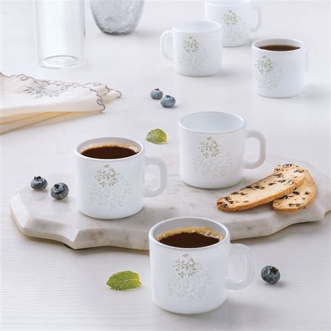 Larah Opalware by Borosil Ingot Mug, 100 ml at Best Price Online in ...