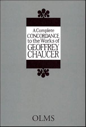 Buy A KWIC Concordance to the "Canterbury Tales" (v.2) (Alpha-Omega S ...