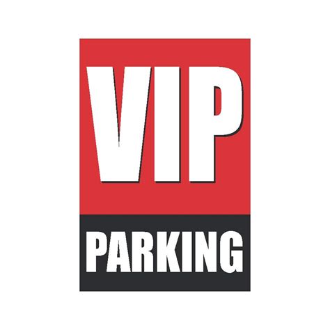 Anne Print Solutions® VIP Parking Sticker for Car with Back Side ...