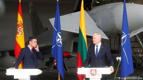 西班牙、立陶宛领导人正开会，身后战机紧急出动！ | 北晚新视觉