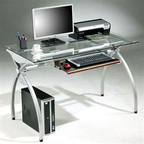 Image result for Glass Computer Table