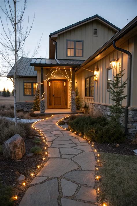 20+ Inspiring Ranch House Christmas Lights Ideas - Oh Loft