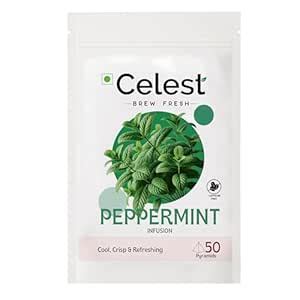 Celest Peppermint Tea | Peppermint Tea Bag - 50 pcs | Diwali Gift ...