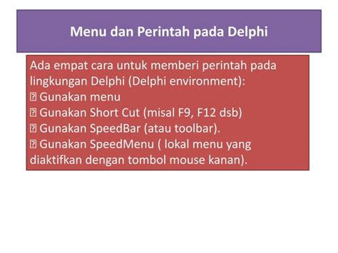 Image result for Contoh Kodingan Bahasa Delphi