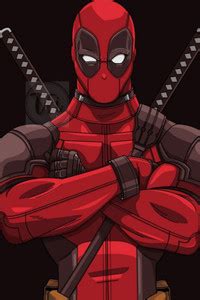 Superhero Deadpool Posters, Unframed, With Double Sided Tape Paper ...