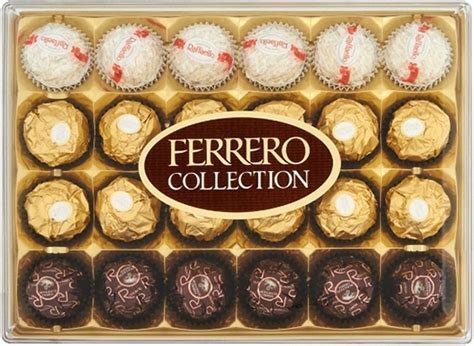 Caja de 24 bombones Ferrero Rocher Collection: Raffaello, RondNoir ...