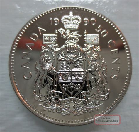 1990 Canada 50 Cents Proof - Like Coin