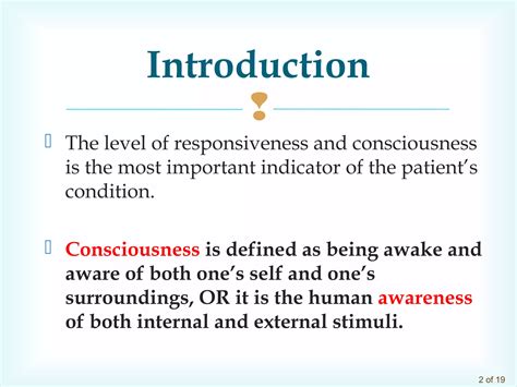 Altered Level of Consciousness | PPT