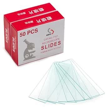 LISAMED Microscope Slides | Glass Microslides 75mmx25mmx1.25mm(Vaccum ...