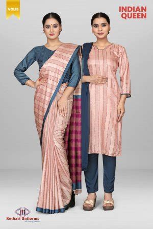 IQ13B - Uniform Sarees | Kothari Uniforms | Indian Queen