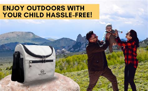 Outer Woods Insulated Breast Milk Cooler Bag with 4 Units of Ice Gel ...