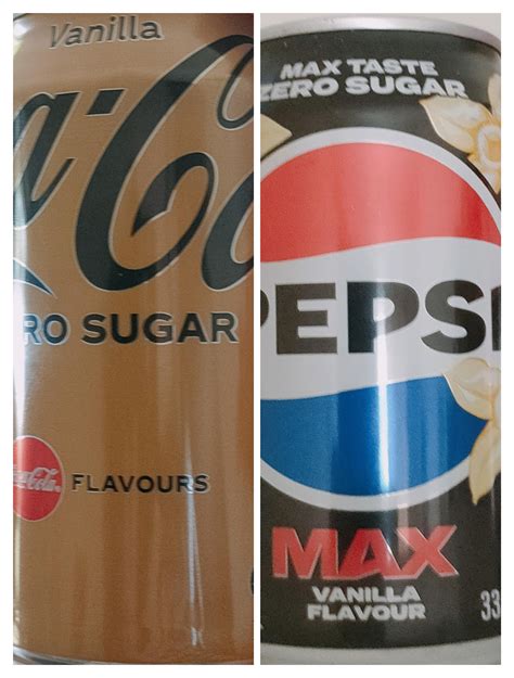 Pepsi Vanille Vs Coca Vanille