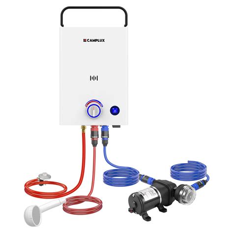 Buy CAMPLUX First Series 10 Litre Water Heater with Water Pump & Handle ...