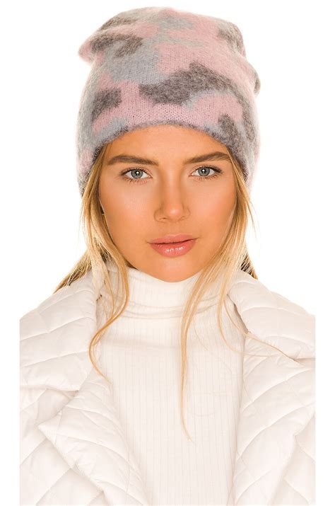 jocelyn Camo Jacquard Hat in Pastel Multi | REVOLVE