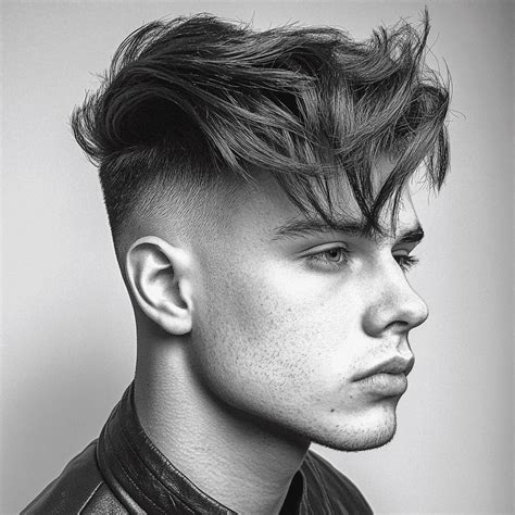 Blowout Taper with Textured Fringe and Other Blowout Styles for Men