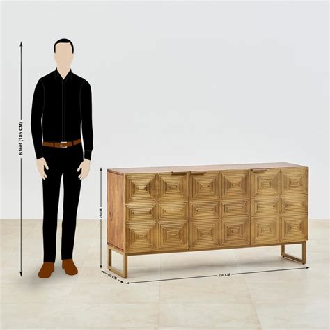 Buy Varna Mango Wood Sideboard - Brown from Home Centre at just INR ...