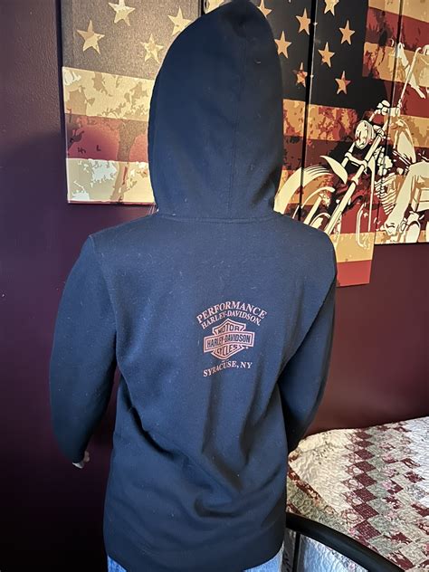 Harley Davidson Womens Full Zip Hoodie Size XS Jacket - Gem